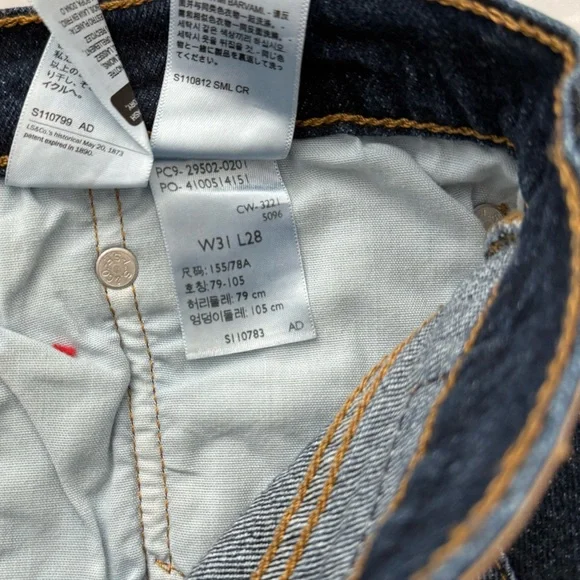 Levi's Dark Blue Skinny Jeans for Women - Picture 13 of 16